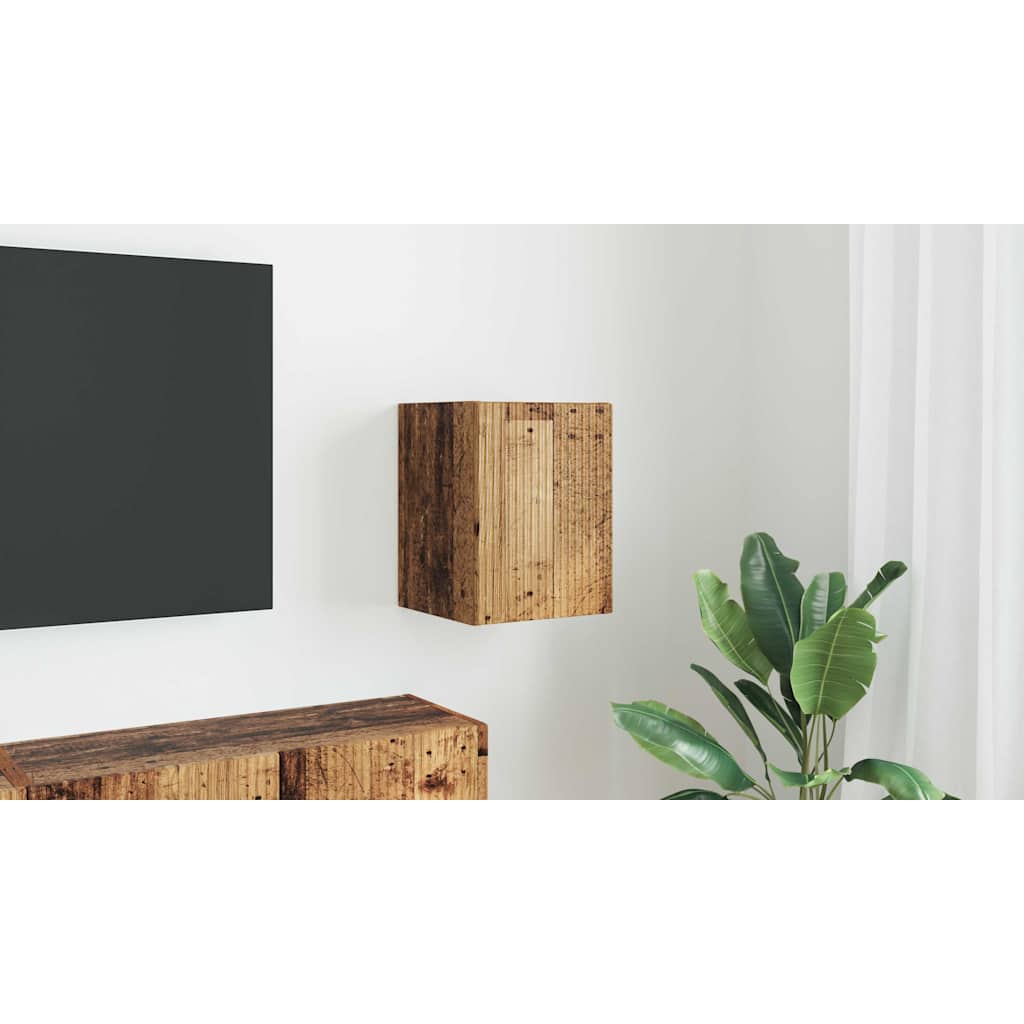 vidaXL Szafka pod telewizor 30 x 31 x 40 cm Stare drewno