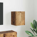 vidaXL Szafka pod telewizor Stare drewno 30 x 31 x 40 cm