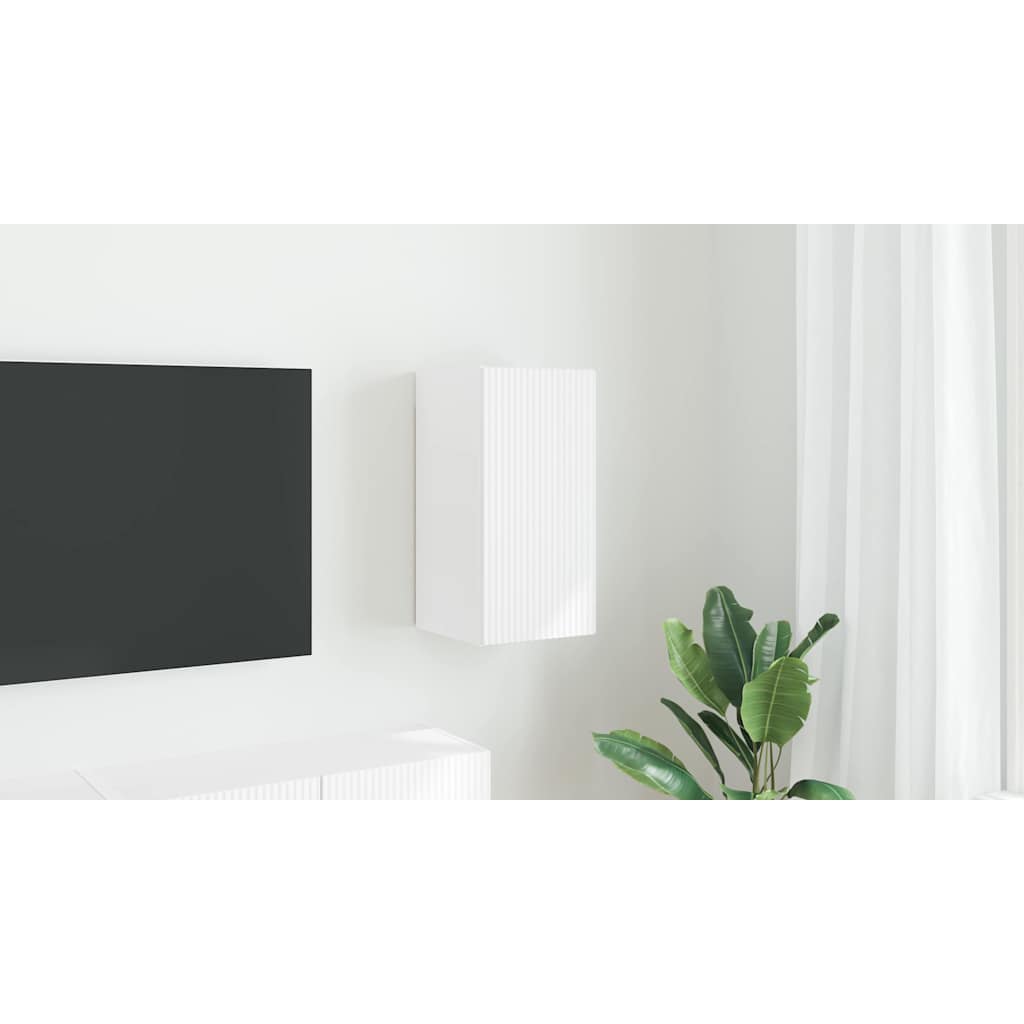 vidaXL Szafka pod telewizor 30 x 31 x 60 cm Biały Drewno inżynieryjne
