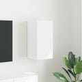 vidaXL Szafka pod telewizor Montowane na ścianie Biały 30 x 31 x 60 cm