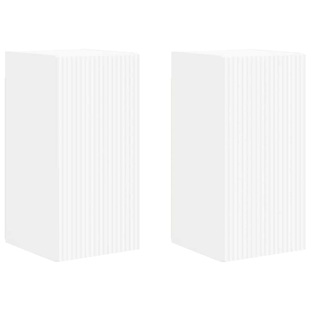 vidaXL Szafka pod telewizor 2 pcs Biały 30 x 31 x 60 cm