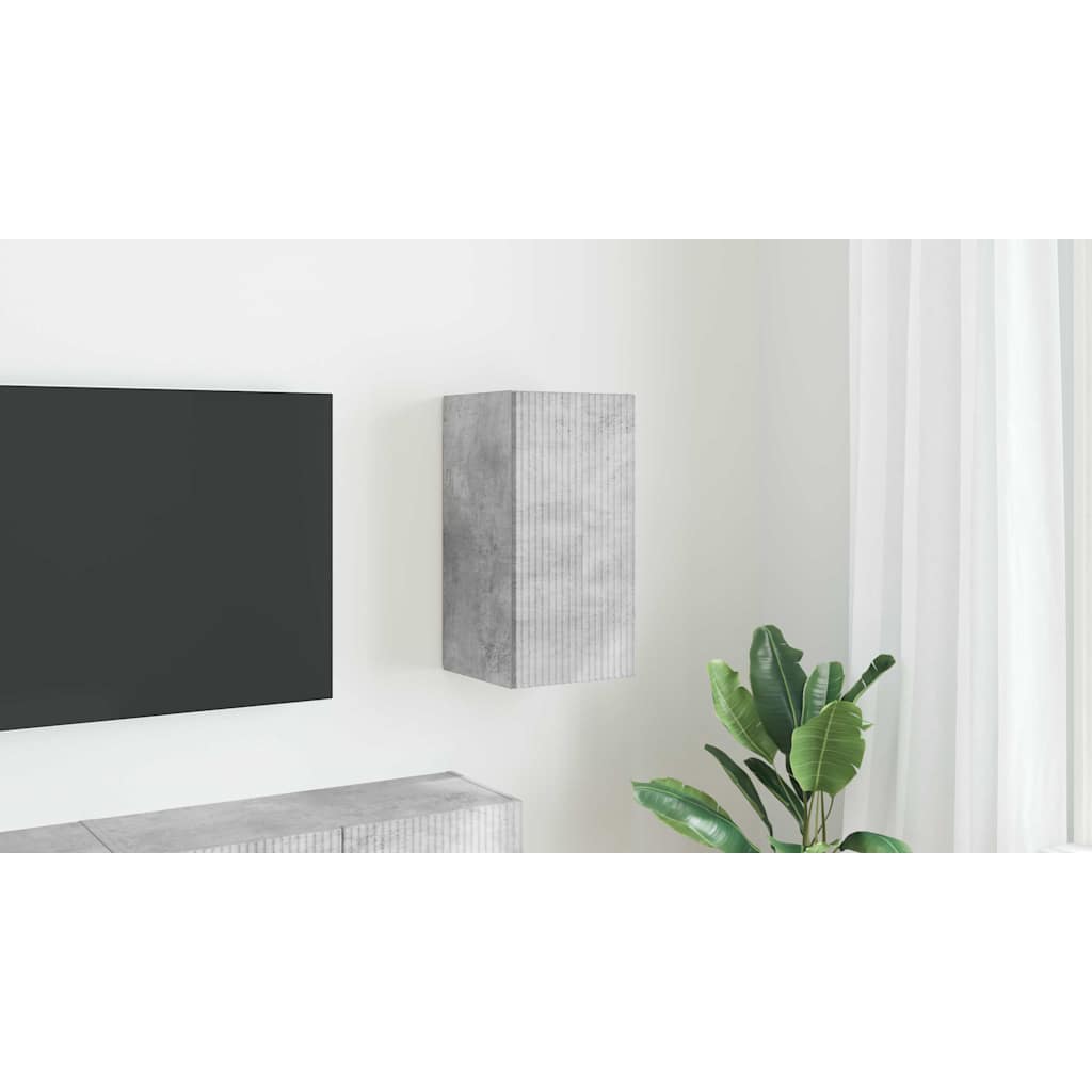 vidaXL Szafka pod telewizor 30 x 31 x 60 cm Betonowy