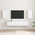 vidaXL Szafka pod telewizor 2 pcs Błyszcząca biel 30 x 31 x 60 cm