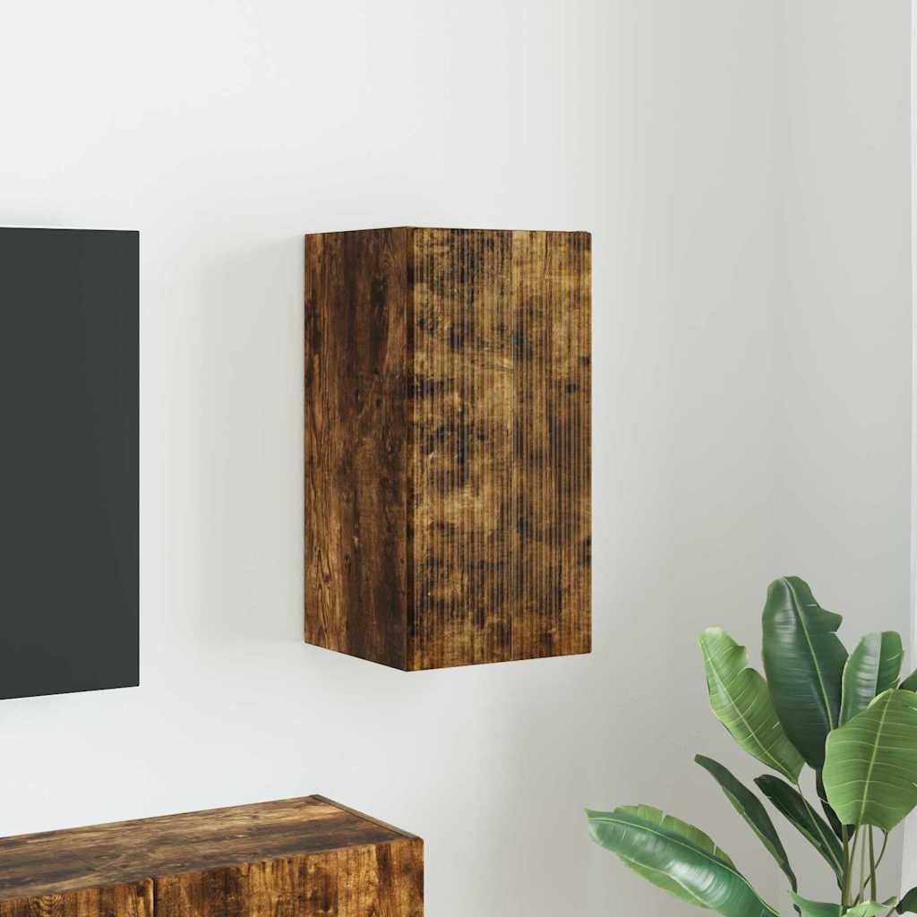 vidaXL Szafka pod telewizor Dąb wędzony 30 x 31 x 60 cm