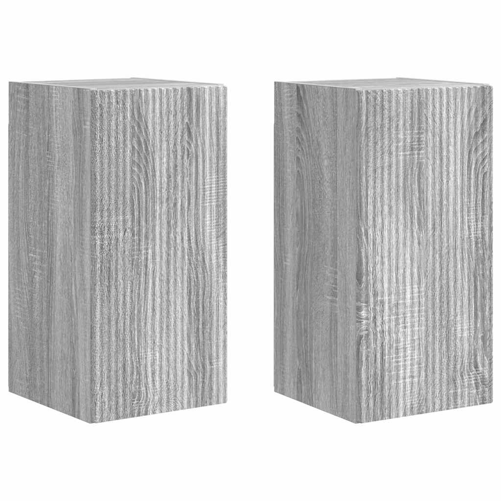 vidaXL Szafka pod telewizor 2 pcs Szary Sonoma 30 x 31 x 60 cm