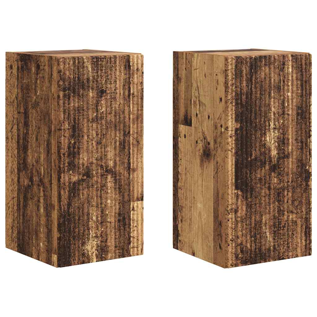 vidaXL Szafka pod telewizor 2 pcs Stare drewno 30 x 31 x 60 cm