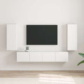 vidaXL Szafka pod telewizor 2 pcs Biały 30 x 31 x 80 cm