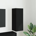 vidaXL Szafka pod telewizor Czarny 30 x 31 x 80 cm