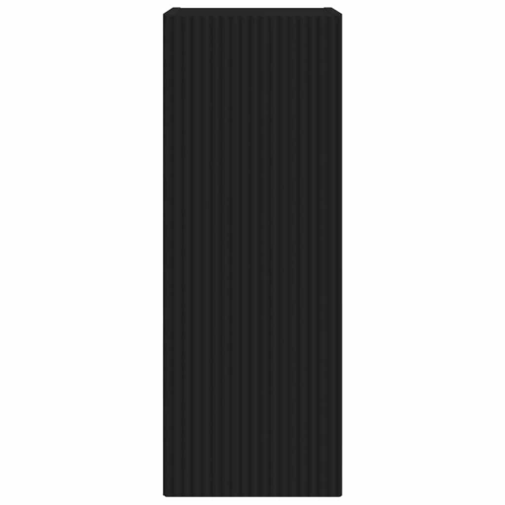 vidaXL Szafka pod telewizor 2 pcs Czarny 30 x 31 x 80 cm