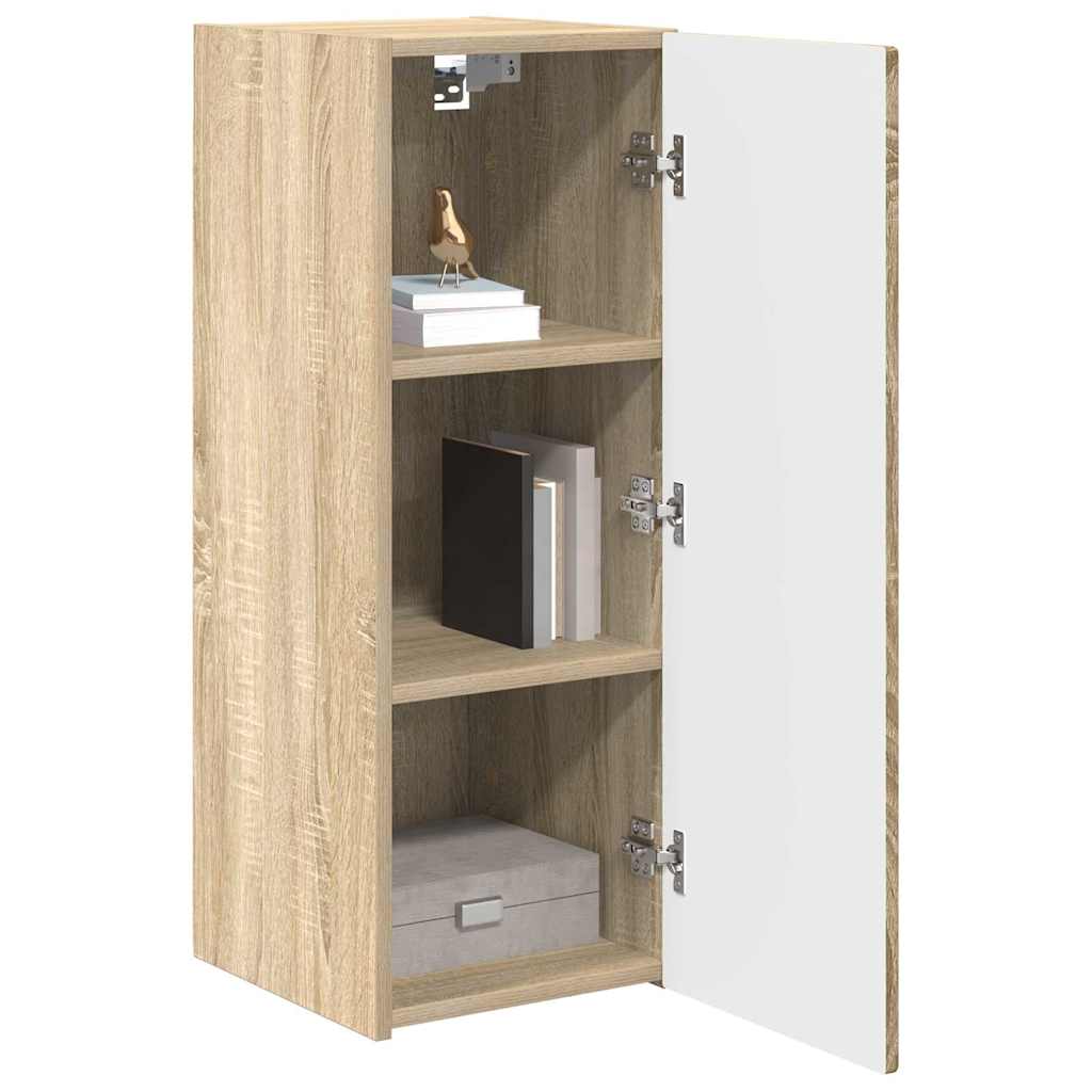 vidaXL Szafka pod telewizor 2 pcs Sonoma 30 x 31 x 80 cm