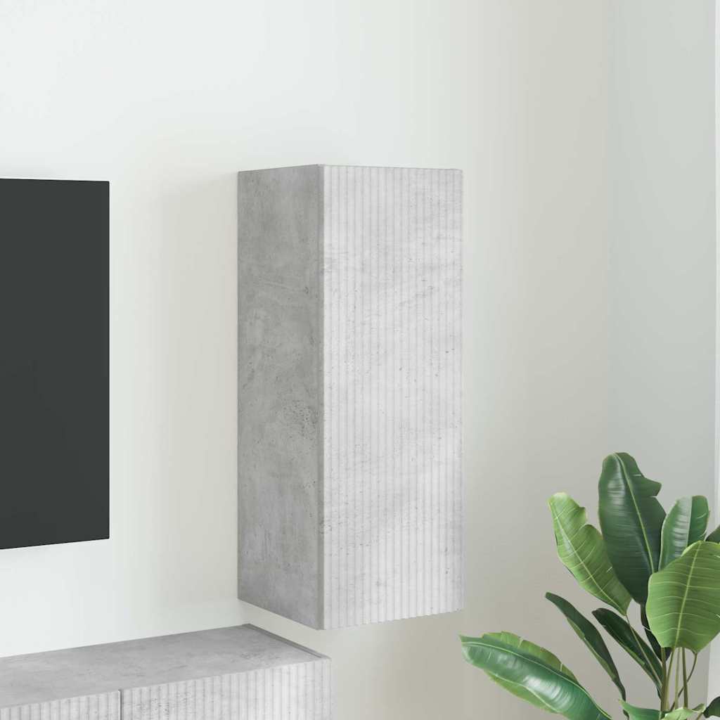 vidaXL Szafka pod telewizor Betonowy 30 x 31 x 80 cm