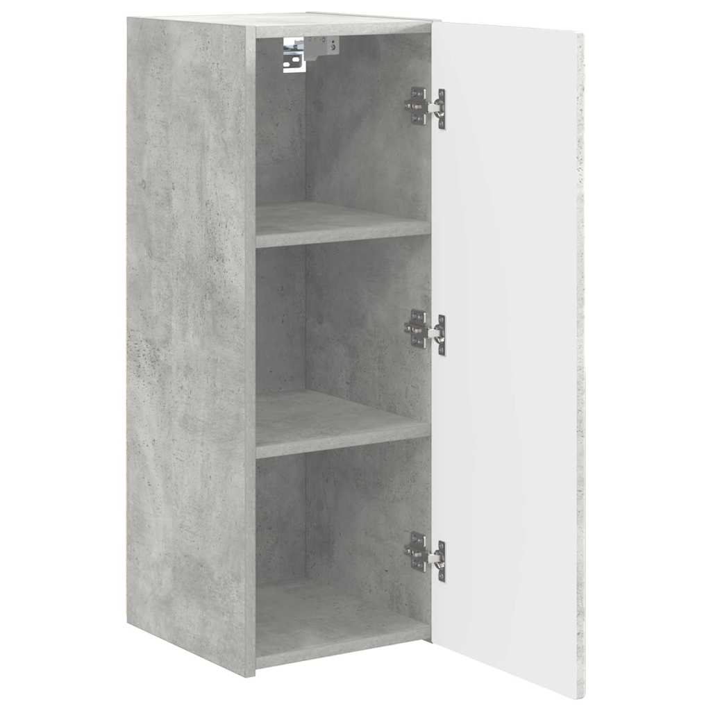 vidaXL Szafka pod telewizor Betonowy 30 x 31 x 80 cm