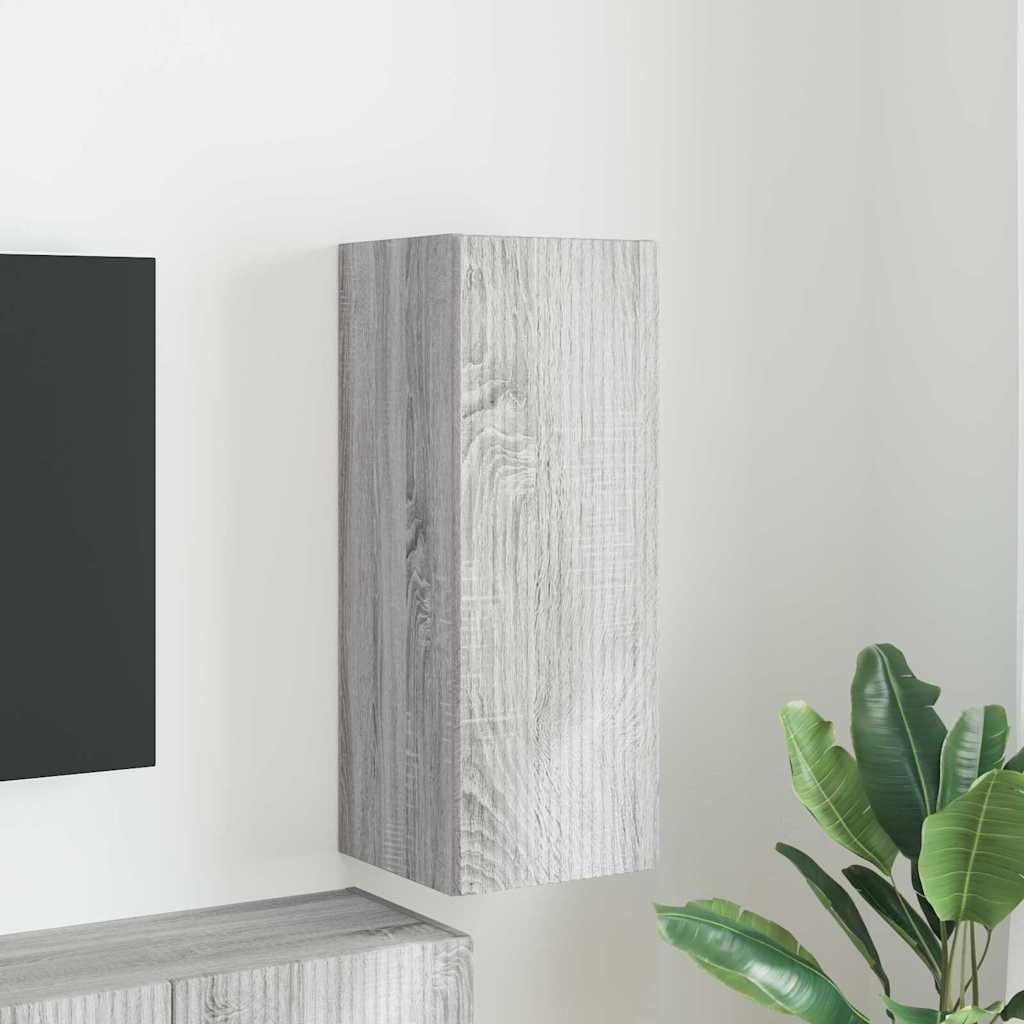 vidaXL Szafka pod telewizor Szary Sonoma 30 x 31 x 80 cm