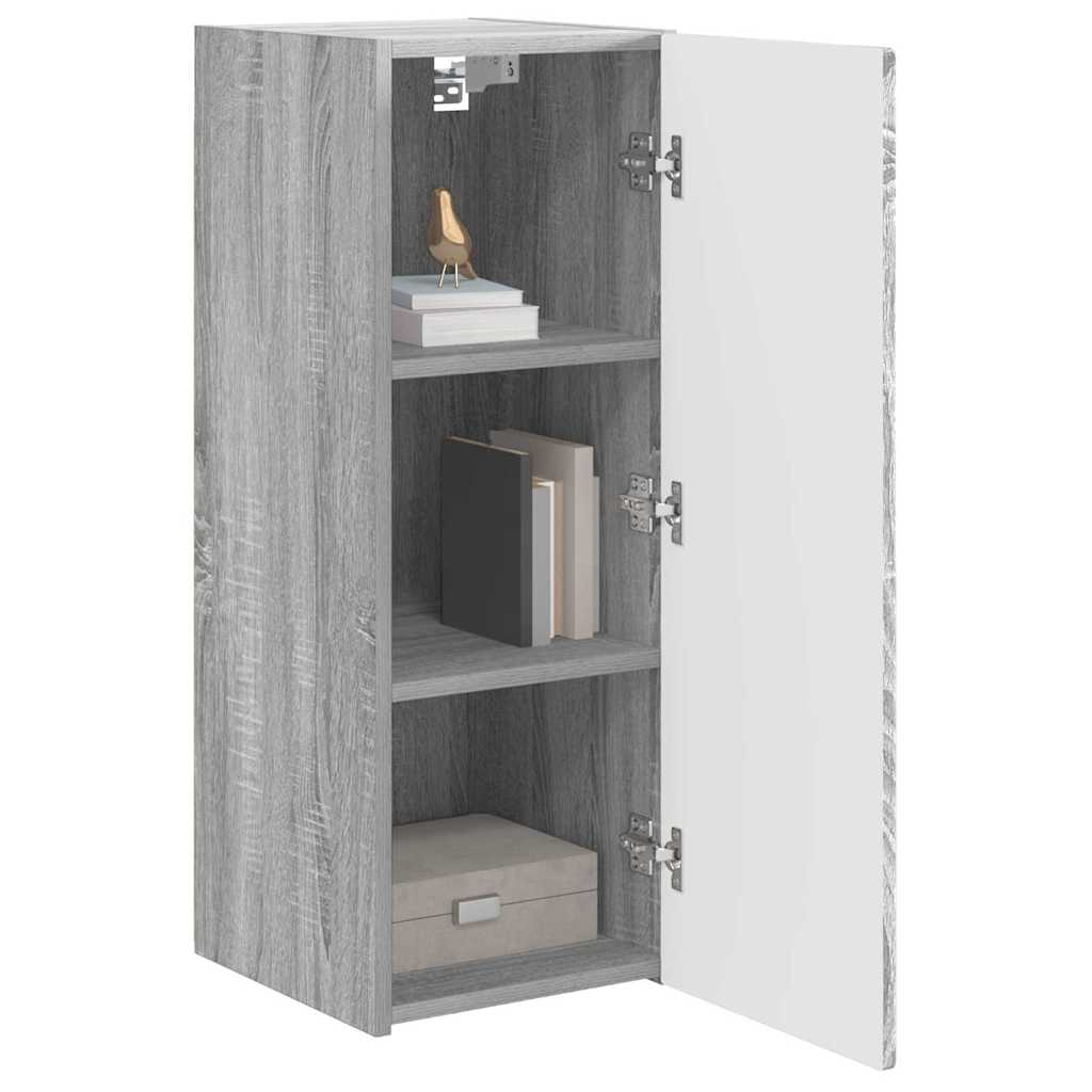 vidaXL Szafka pod telewizor Szary Sonoma 30 x 31 x 80 cm