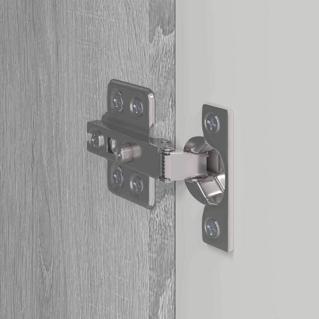 vidaXL Szafka pod telewizor 2 pcs Szary Sonoma 30 x 31 x 80 cm