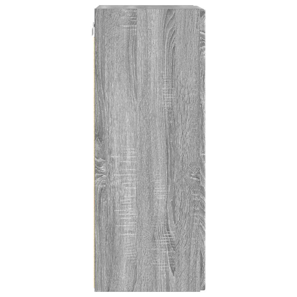 vidaXL Szafka pod telewizor 2 pcs Szary Sonoma 30 x 31 x 80 cm