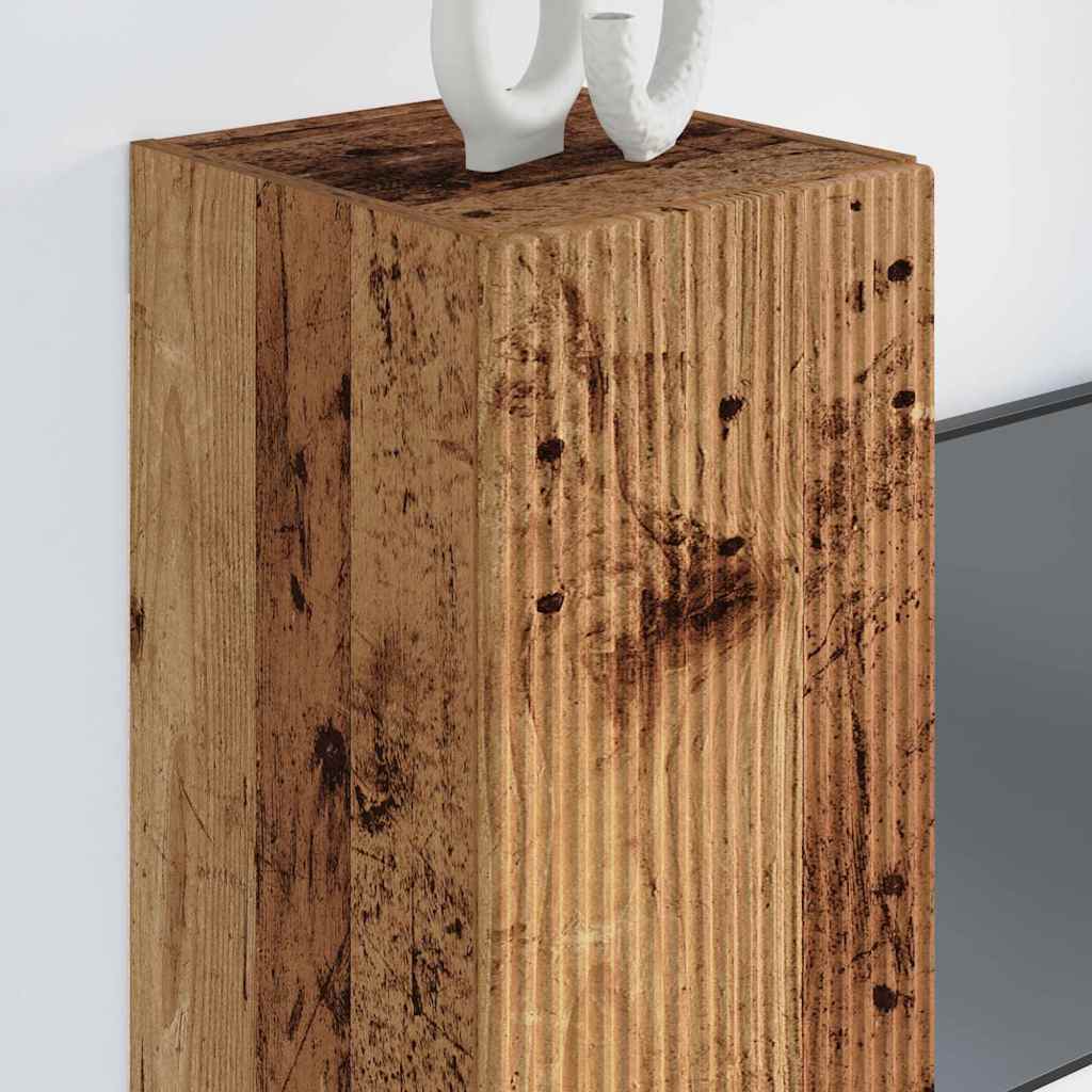 vidaXL Szafka pod telewizor Stare drewno 30 x 31 x 80 cm