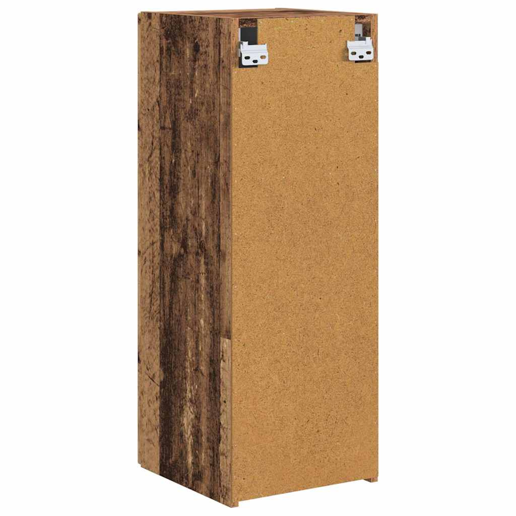 vidaXL Szafka pod telewizor Stare drewno 30 x 31 x 80 cm