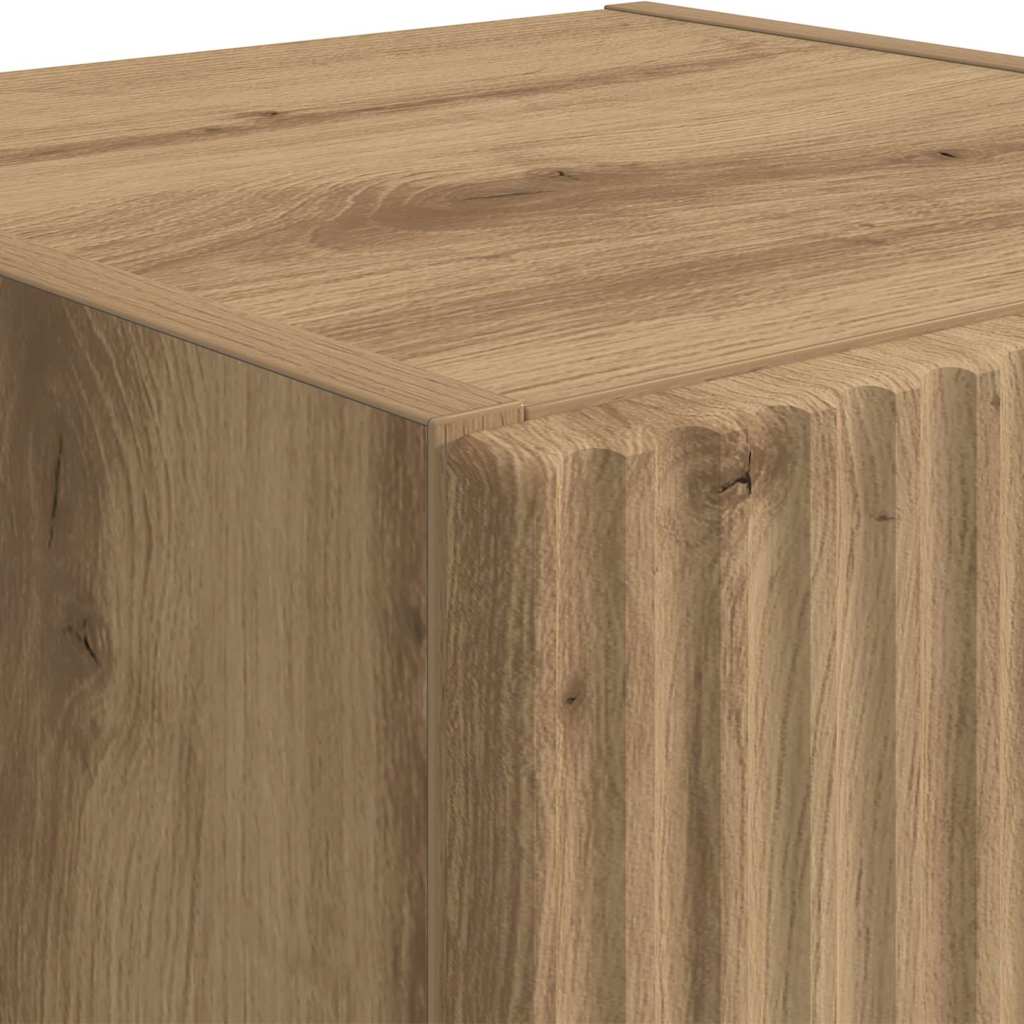 vidaXL Szafka pod telewizor Dąb rzemieślniczy 30 x 31 x 80 cm