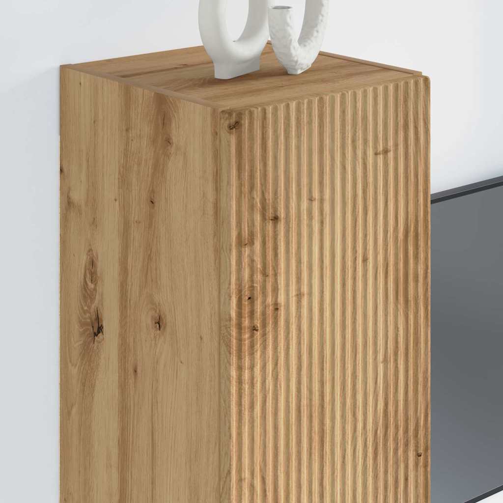 vidaXL Szafka pod telewizor Dąb rzemieślniczy 30 x 31 x 80 cm