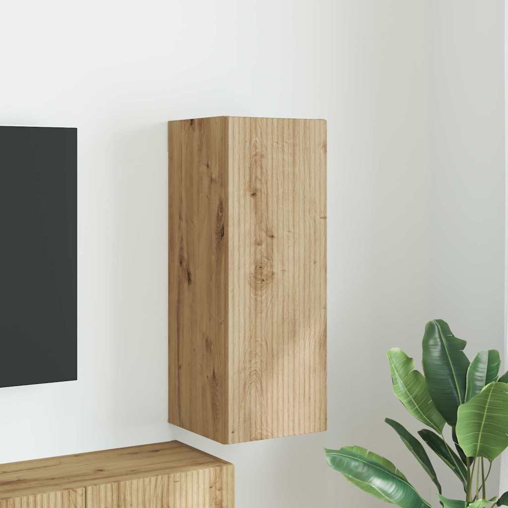 vidaXL Szafka pod telewizor Dąb rzemieślniczy 30 x 31 x 80 cm
