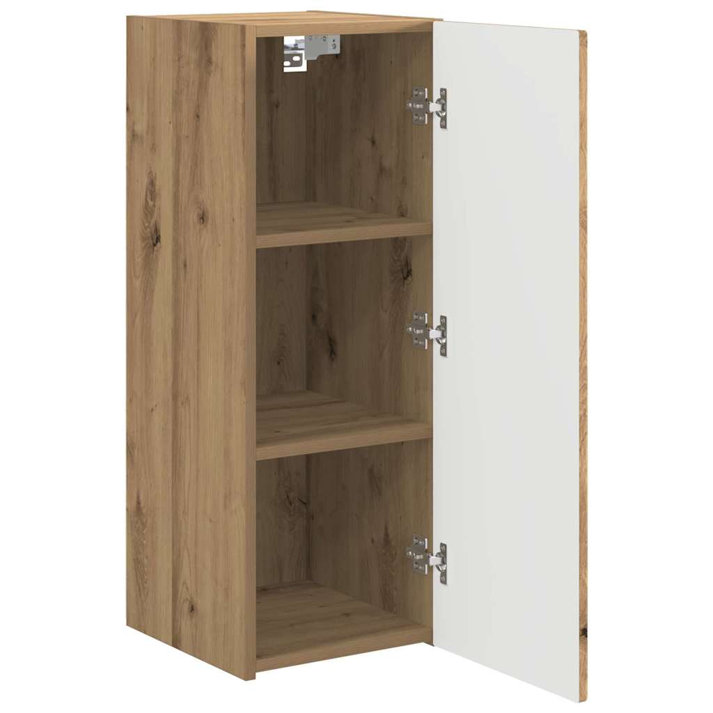 vidaXL Szafka pod telewizor 2 pcs Dąb rzemieślniczy 30 x 31 x 80 cm