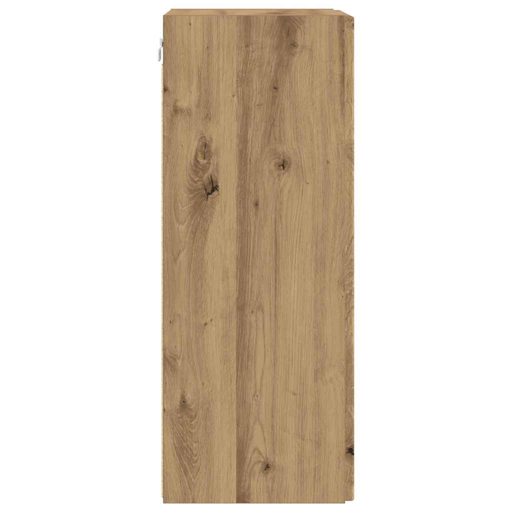 vidaXL Szafka pod telewizor 2 pcs Dąb rzemieślniczy 30 x 31 x 80 cm