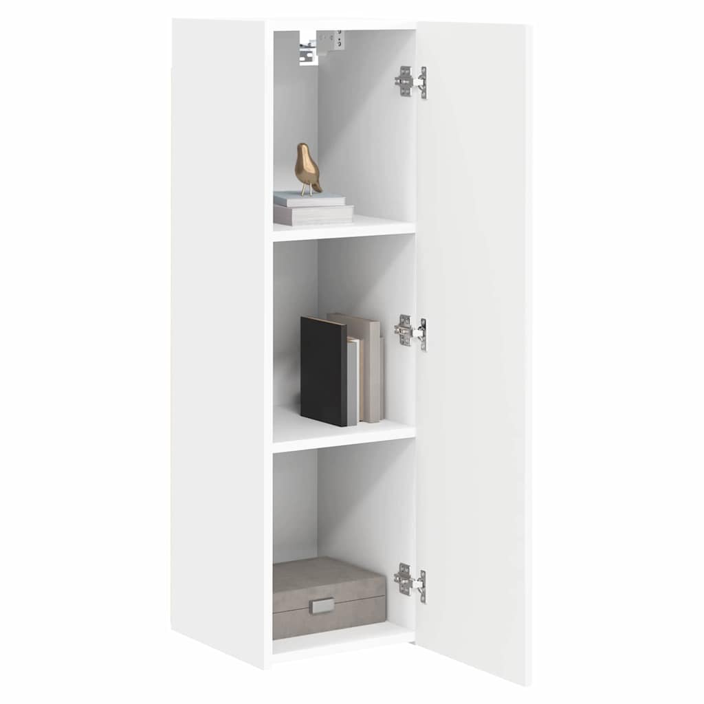 vidaXL Szafka pod telewizor 2 pcs Biały 30 x 31 x 100 cm