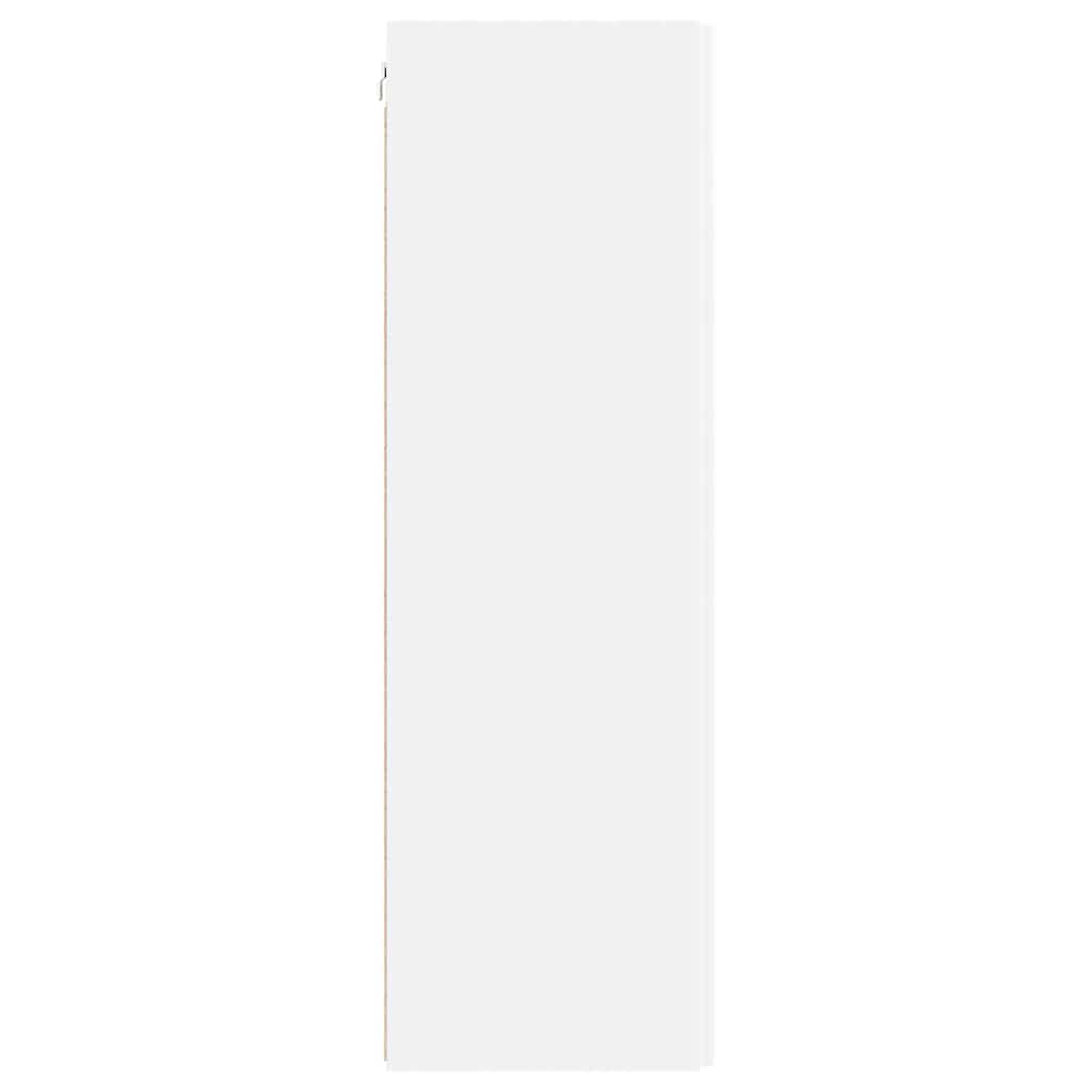 vidaXL Szafka pod telewizor 2 pcs Biały 30 x 31 x 100 cm