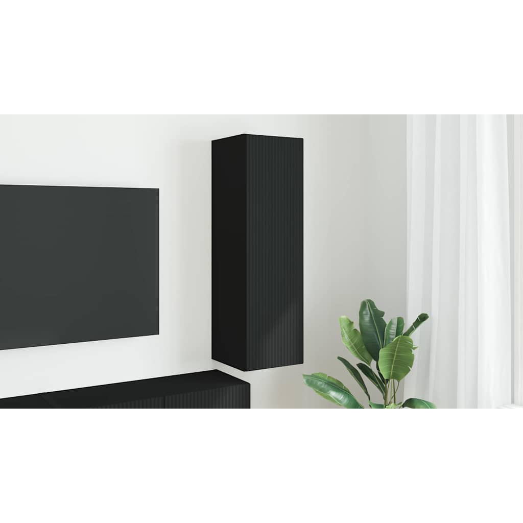 vidaXL Szafka pod telewizor 30 x 31 x 100 cm Czarny