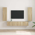 vidaXL Szafka pod telewizor 2 pcs Sonoma 30 x 31 x 100 cm