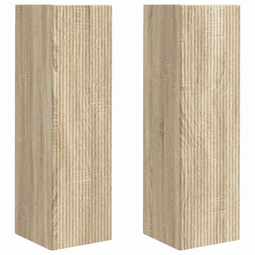 vidaXL Szafka pod telewizor 2 pcs Sonoma 30 x 31 x 100 cm