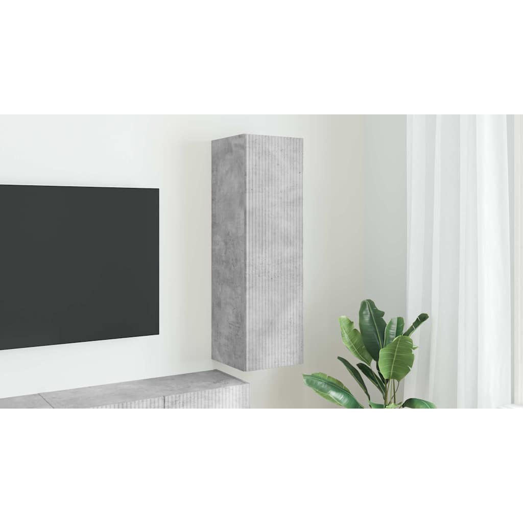 vidaXL Szafka pod telewizor 30 x 31 x 100 cm Betonowy