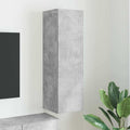vidaXL Szafka pod telewizor Betonowy 30 x 31 x 100 cm
