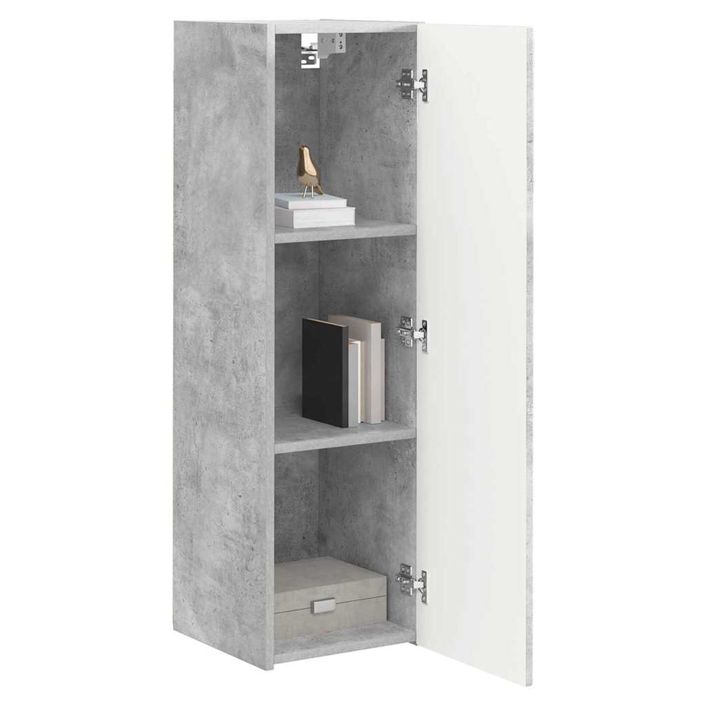 vidaXL Szafka pod telewizor 2 pcs Betonowy 30 x 31 x 100 cm