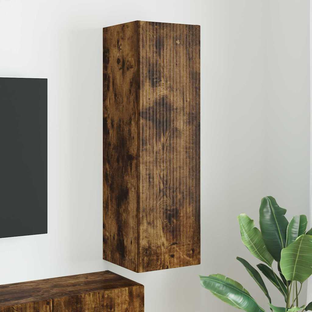 vidaXL Szafka pod telewizor Dąb wędzony 30 x 31 x 100 cm