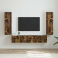 vidaXL Szafka pod telewizor 2 pcs Dąb wędzony 30 x 31 x 100 cm