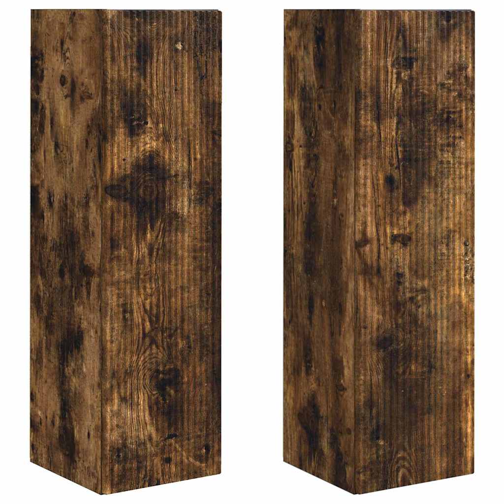 vidaXL Szafka pod telewizor 2 pcs Dąb wędzony 30 x 31 x 100 cm
