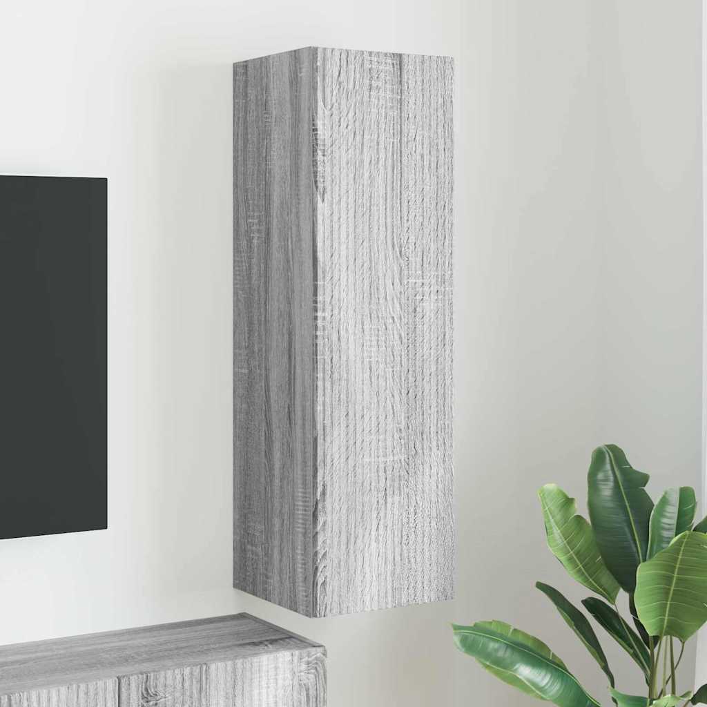 vidaXL Szafka pod telewizor Szary Sonoma 30 x 31 x 100 cm