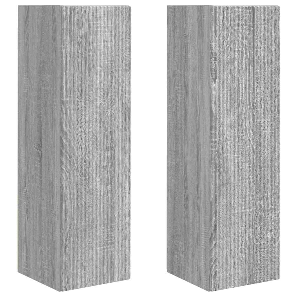 vidaXL Szafka pod telewizor 2 pcs Szary Sonoma 30 x 31 x 100 cm