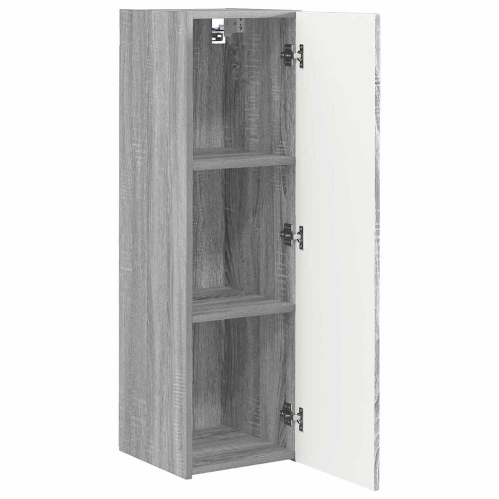vidaXL Szafka pod telewizor 2 pcs Szary Sonoma 30 x 31 x 100 cm