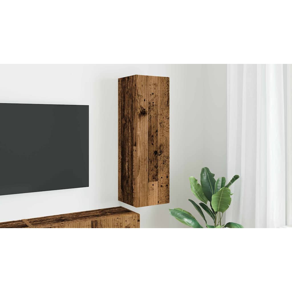 vidaXL Szafka pod telewizor 30 x 31 x 100 cm Stare drewno