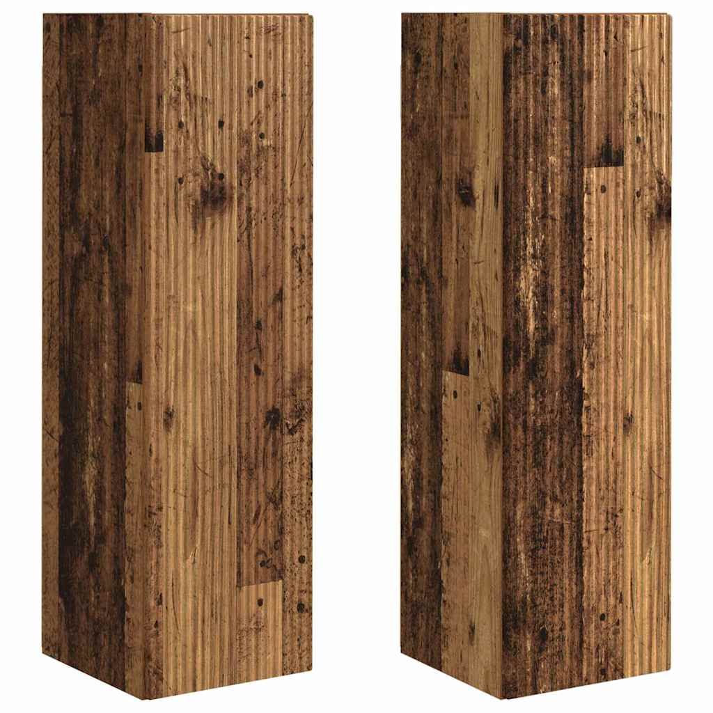 vidaXL Szafka pod telewizor 2 pcs Stare drewno 30 x 31 x 100 cm