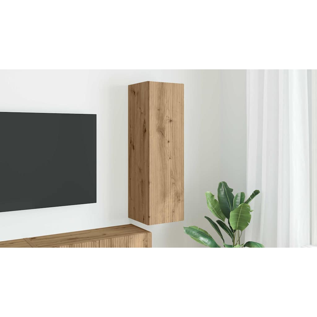 vidaXL Szafka pod telewizor Dąb rzemieślniczy 30 x 31 x 100 cm