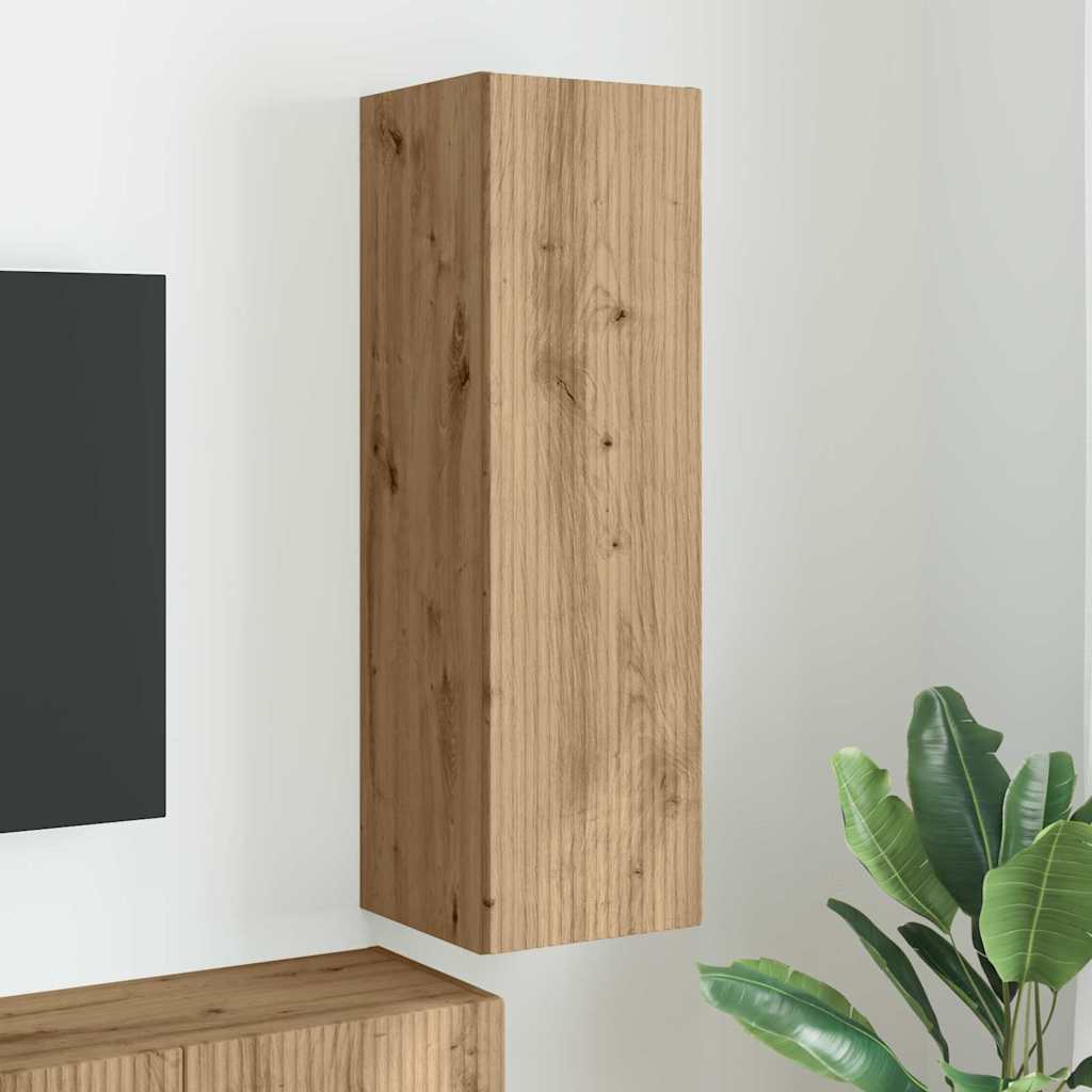 vidaXL Szafka pod telewizor Dąb rzemieślniczy 30 x 31 x 100 cm