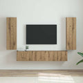 vidaXL Szafka pod telewizor 2 pcs Dąb rzemieślniczy 30 x 31 x 100 cm