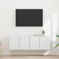 vidaXL Szafka pod telewizor 2 pcs Biały 59,5 x 31 x 40 cm