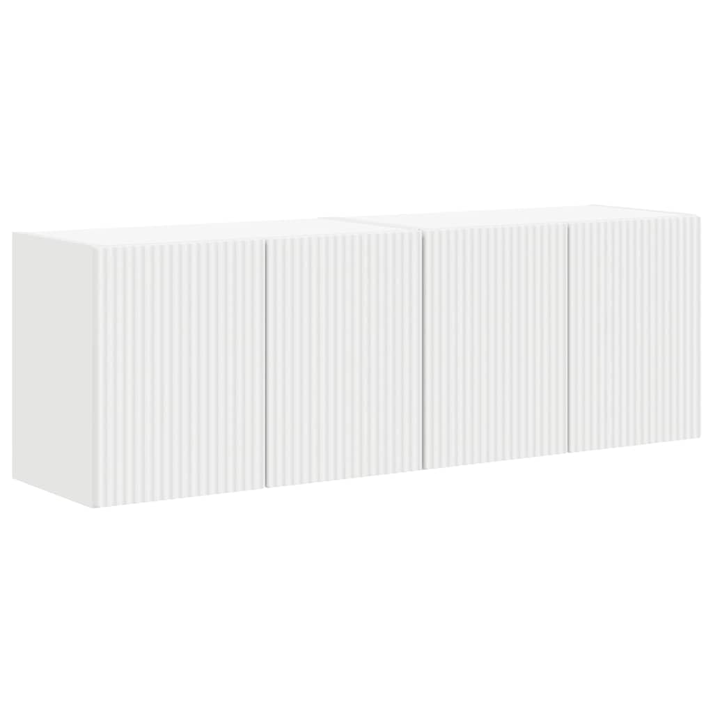 vidaXL Szafka pod telewizor 2 pcs Biały 59,5 x 31 x 40 cm