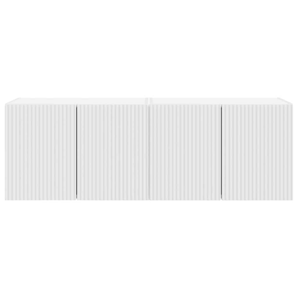 vidaXL Szafka pod telewizor 2 pcs Biały 59,5 x 31 x 40 cm