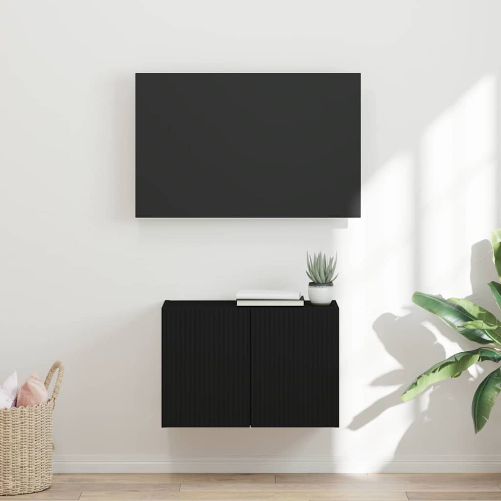 vidaXL Szafka pod telewizor Czarny 59,5 x 31 x 40 cm